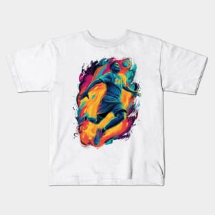 Basketball Player Illustration Kids T-Shirt